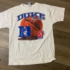 Retro Tee Duke Blue Devils Basketball 2000 2001 T Shirt University East Tee